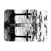 Crucifixion Illustratie door Amanda Diehl Magneet (Horizontaal)