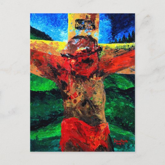 Crucifixion- it is gebeëindigd in 2009 briefkaart (Voorkant)