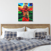 Crucifixion- it is gebeëindigd in 2009 canvas afdruk (Insitu (Slaapkamer))