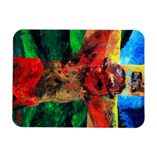 Crucifixion- it is gebeëindigd in 2009 magneet (Horizontaal)