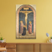 Crucifixion met de Maagd, SS. John the Evangeli Canvas Afdruk (Insitu (Woonkamer))
