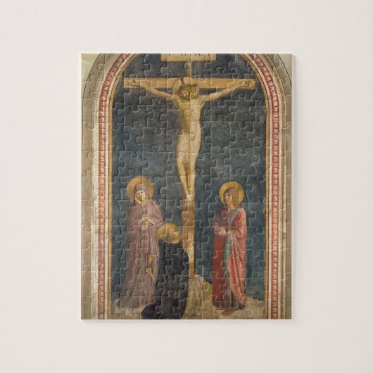 Crucifixion met de Maagd, SS. John the Evangeli Legpuzzel (Verticaal)