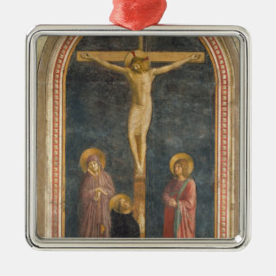 Crucifixion met de Maagd, SS. John the Evangeli Metalen Ornament