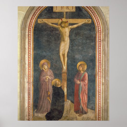 Crucifixion met de Maagd, SS. John the Evangeli Poster (Voorkant)