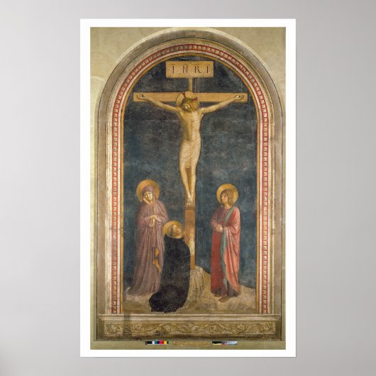 Crucifixion met de Maagd, SS. John the Evangeli Poster (Voorkant)