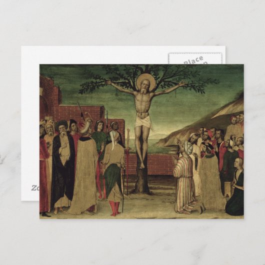 Crucifixion of St. Andrew Briefkaart (Voorkant / Achterkant)