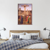 Crucifixion (olie op het paneel) canvas afdruk (Insitu (Slaapkamer))