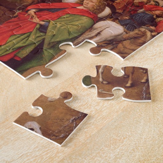 Crucifixion (olie op het paneel) legpuzzel (Zijkant)