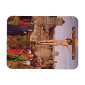 Crucifixion (olie op het paneel) magneet (Horizontaal)