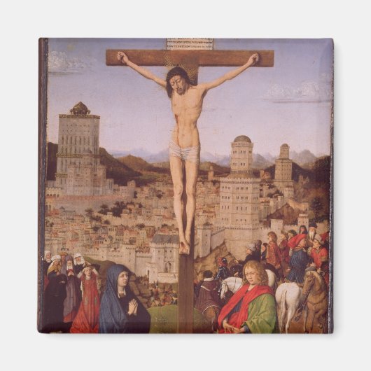 Crucifixion (olie op het paneel) magneet (Voorkant)