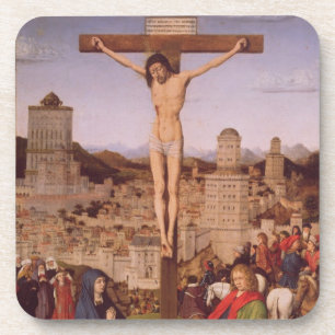 Crucifixion (olie op het paneel) onderzetter