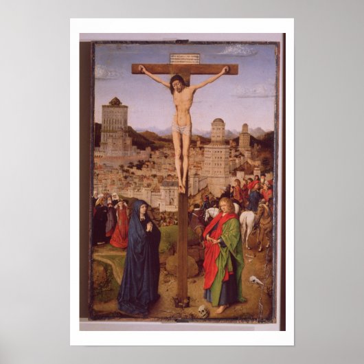 Crucifixion (olie op het paneel) poster (Voorkant)