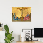 Crucifixion - Sano di Pietro Fine Art Poster (Thuiskantoor)