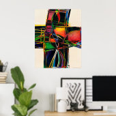 "Cruciform 16" afdrukken Poster (Thuiskantoor)