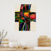 "Cruciform 16" afdrukken Poster (Keuken)