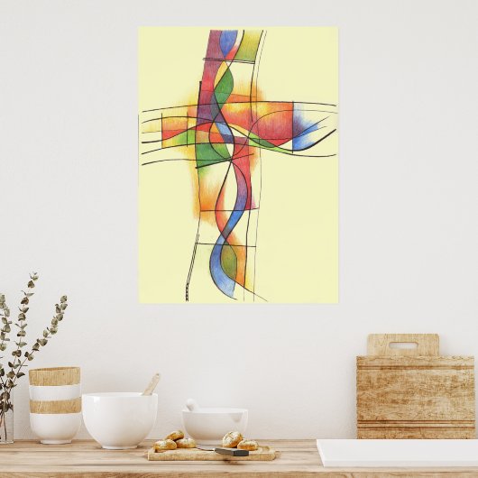 Cruciform XII Poster (Keuken)