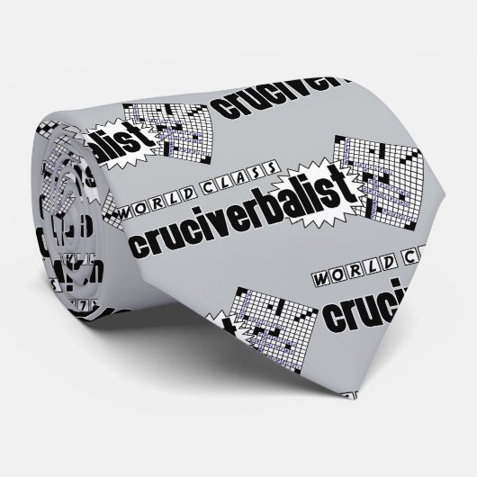 Cruciverbalist [Crosswords] Stropdas (Opgerold)