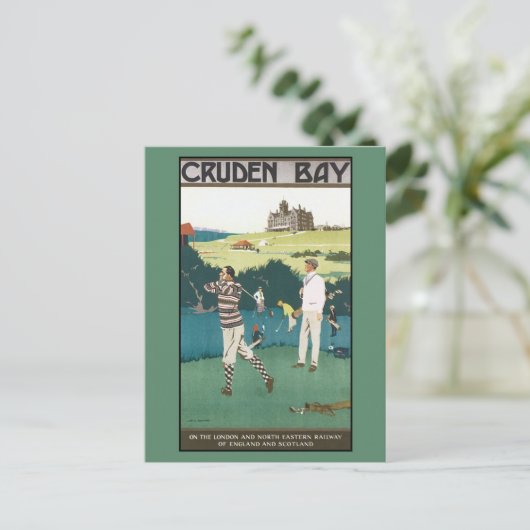  Cruden Bay Schotse golfbaan Briefkaart (Staand voorkant)