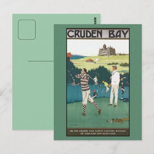  Cruden Bay Schotse golfbaan Briefkaart (Voorkant / Achterkant)