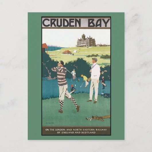  Cruden Bay Schotse golfbaan Briefkaart (Voorkant)