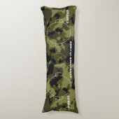 Crue van drie slaapmiddelen lichaamskussen (Voorkant Verticaal)