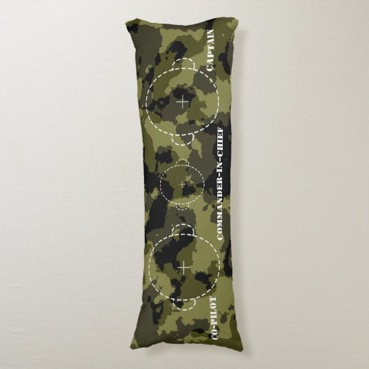 Crue van drie slaapmiddelen lichaamskussen (Voorkant Verticaal)