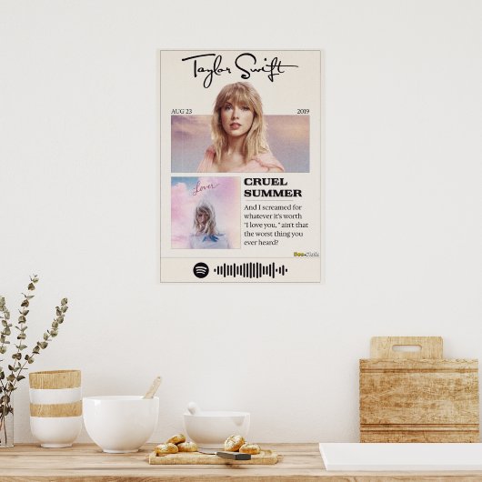 Cruel Summer Poster (Keuken)