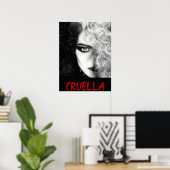 CRUELLA DE VIL POSTER (Thuiskantoor)