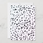Cruella-Inspired Dalmatian Party – Birthday Kaart (Achterkant)