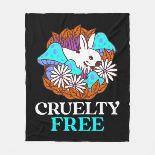 Cruelty free fleece deken