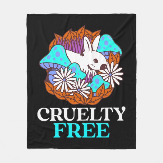 Cruelty free fleece deken (Voorkant)