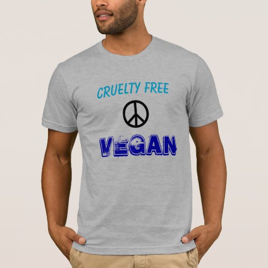 CRUELTY FREE VEGAN T-SHIRT (Voorkant)