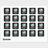 Cruelty free vierkante sticker (Vel)