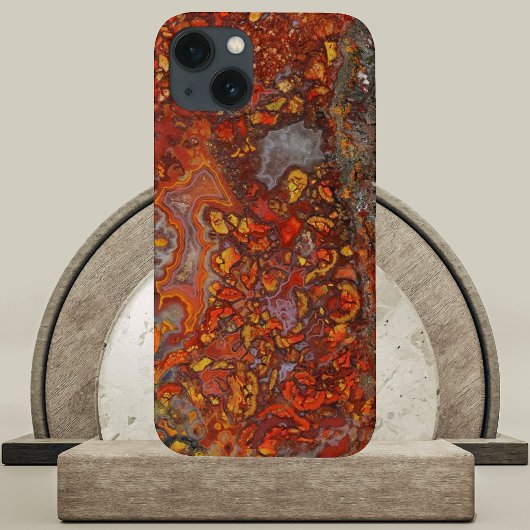 Cruentus Agate in de schaduw van rood en bruin Case-Mate iPhone Case