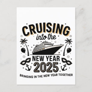 Cruise 2025 Herinneringen Maken Samen Familie  Uitnodiging Briefkaart