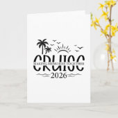 Cruise 2026 Samen Herinneringen Maken Kaart (Gele Bloem)