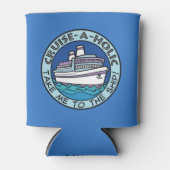 Cruise-A-Holic aangepaste monogram koelbox Blikjeskoeler (Voorkant)