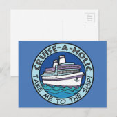 Cruise-A-Holic-briefkaart Briefkaart (Voorkant / Achterkant)