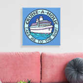 Cruise-A-Holic canvasafdruk Canvas Afdruk (Insitu (Woonkamer))