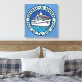Cruise-A-Holic canvasafdruk Canvas Afdruk (Insitu (Slaapkamer))