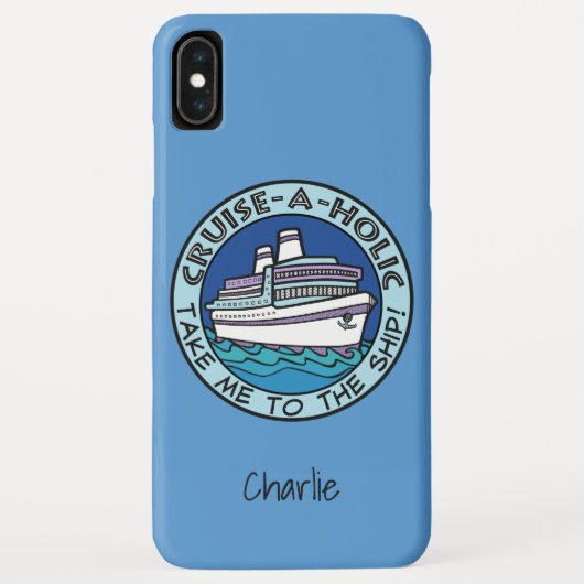 Cruise-A-Holic de telefoongevallen van de douanena Case-Mate iPhone Case (Achterkant)