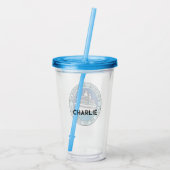 Cruise-A-Holic douanenaam Acryl Drinkbeker (Achterkant)