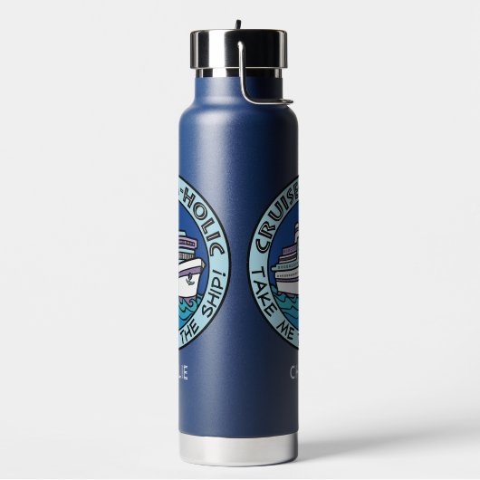 Cruise-A-Holic douanenaam Waterfles (Links)