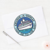 Cruise-A-Holic-stickers Ronde Sticker (Envelop)