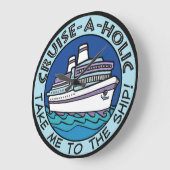 Cruise-A-Holic wandklok (Hoek)