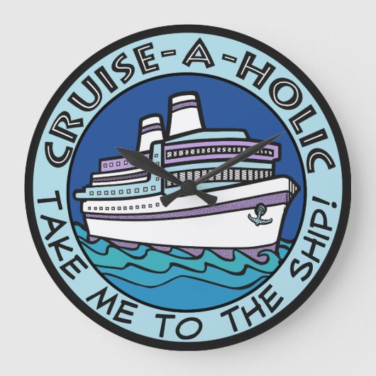 Cruise-A-Holic wandklok (Voorkant)
