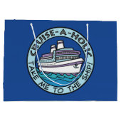 Cruise-A-Holische geschenktas Large Cadeautasje (Achterkant)