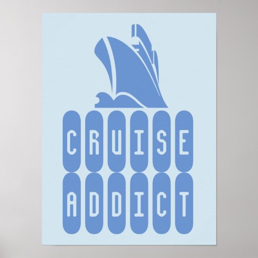 Cruise Addict. Een poster voor kruisliefhebbers (Voorkant)