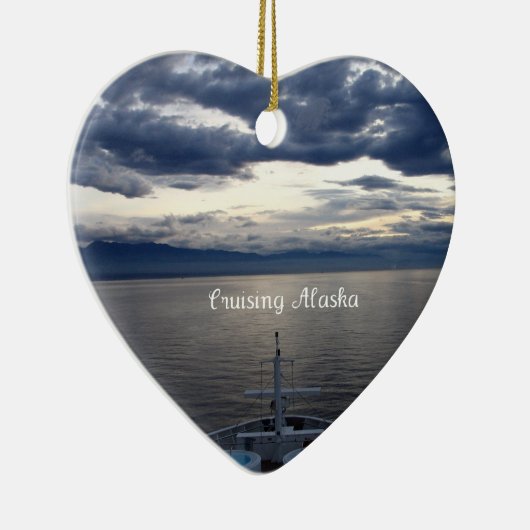 Cruise Alaska Keramisch Ornament (Rechts)