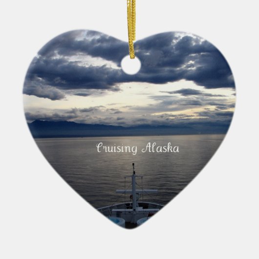 Cruise Alaska Keramisch Ornament (Voorkant)